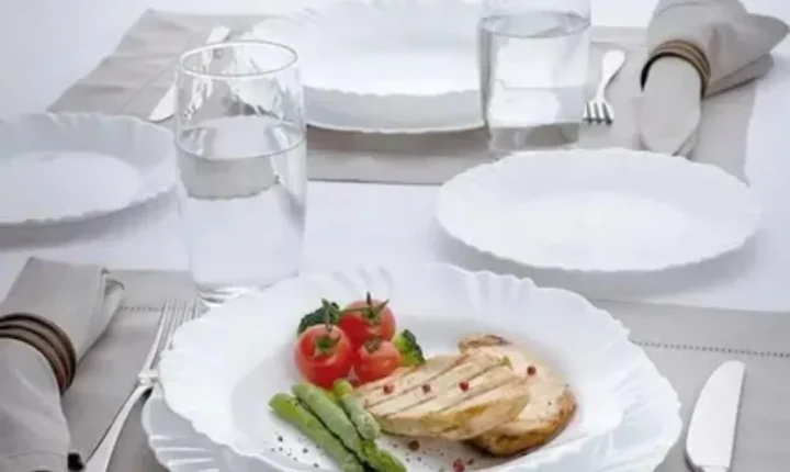 Aparelho de Jantar Nadir Opaline Pétala de 16 peças