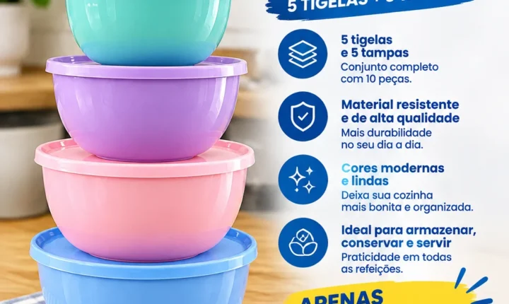 JOGO DE TIJELAS SANTIAGO 10 PEÇAS TAAQUIGENTE